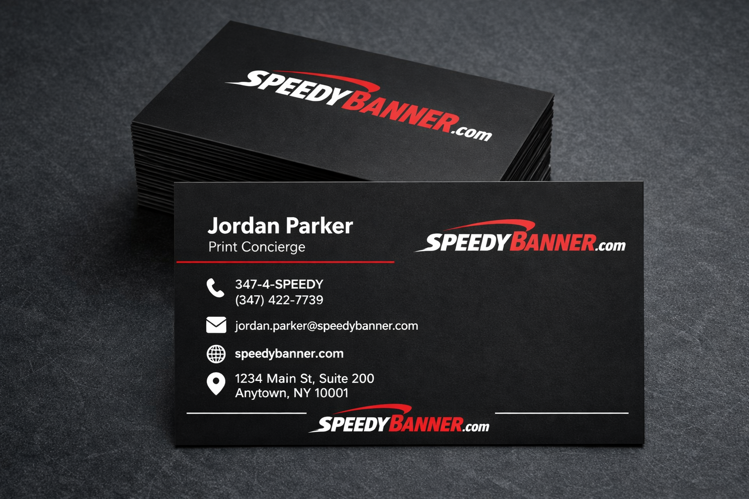 LexingtonSign Business Card Dark
