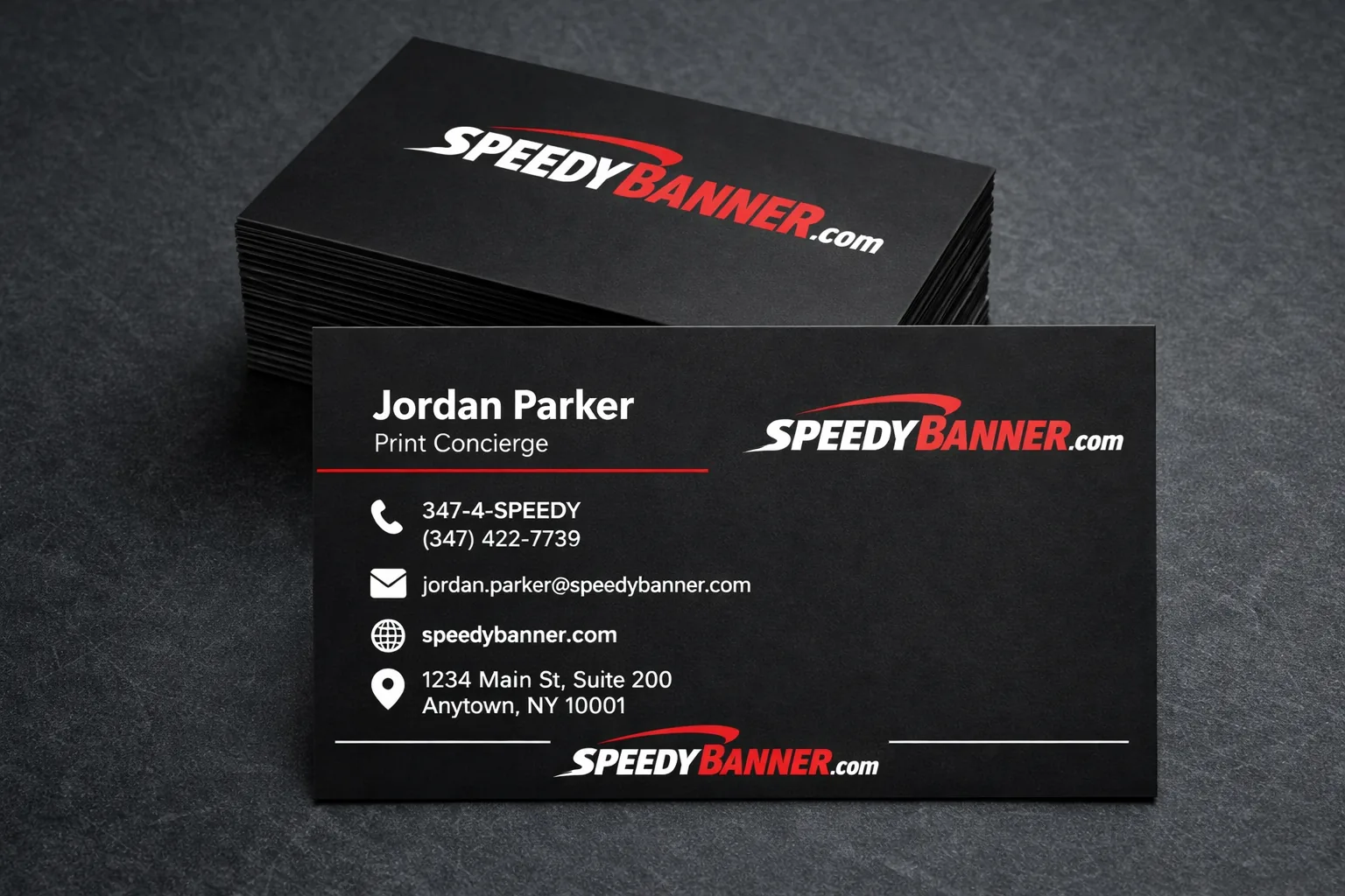 LexingtonSign Business Card Dark