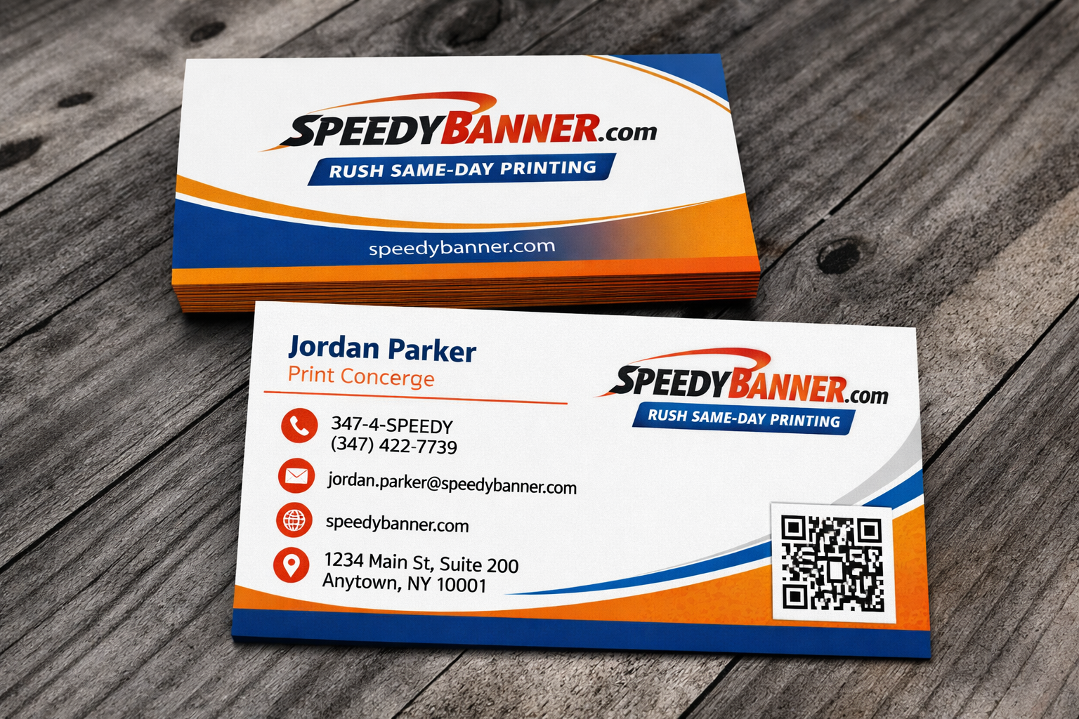 LexingtonSign Business Card Blue