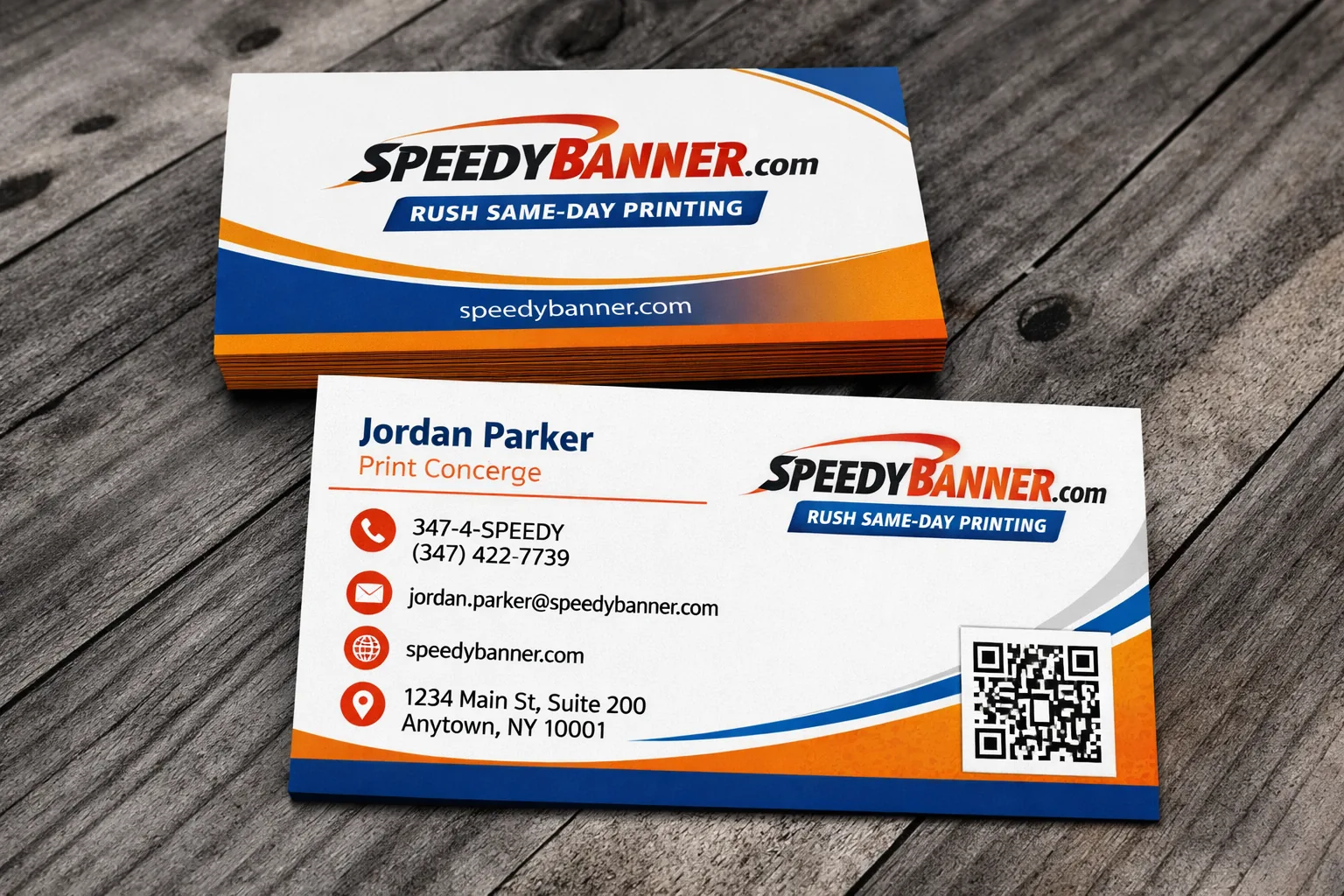 LexingtonSign Business Card Blue