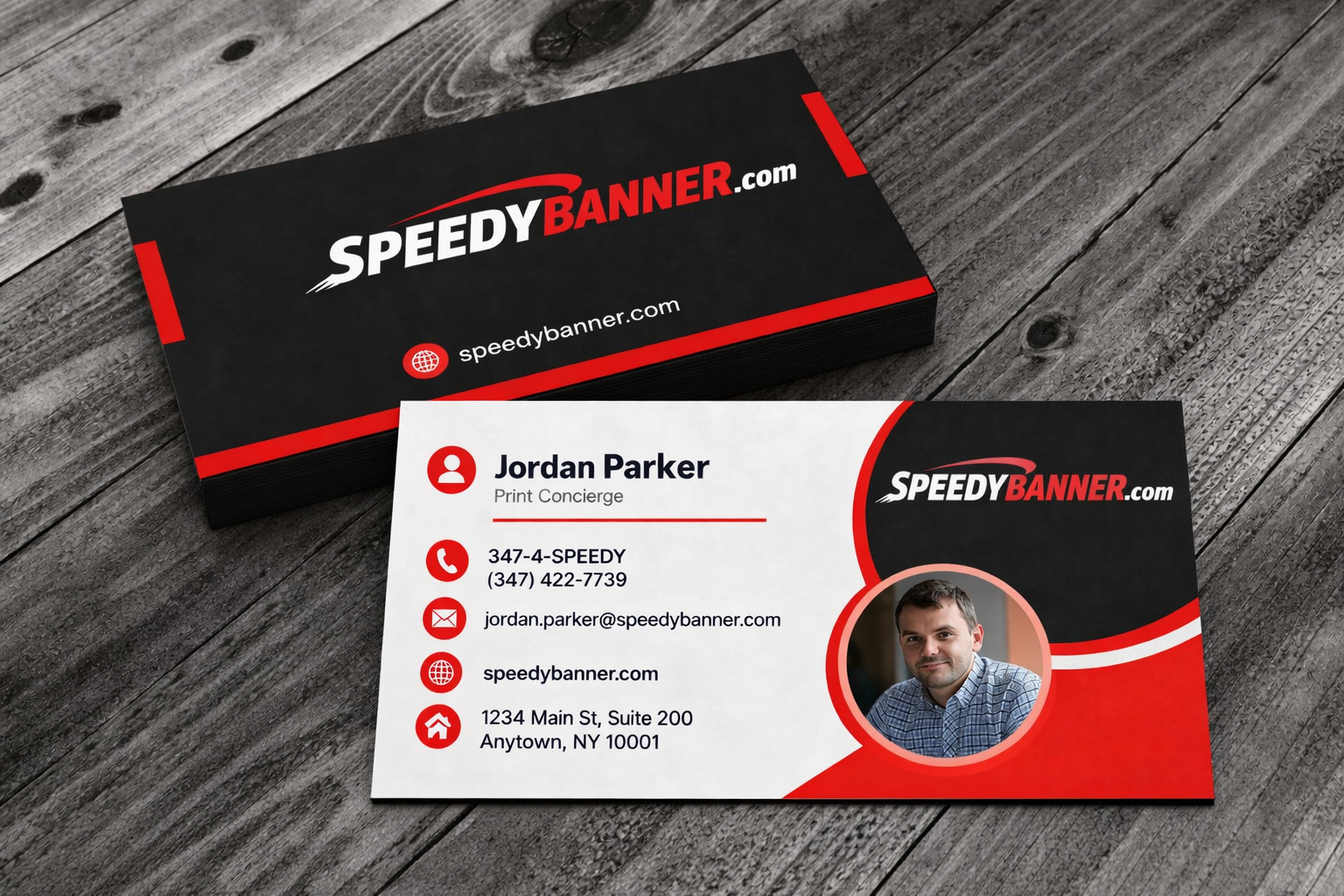 LexingtonSign Business Card Red