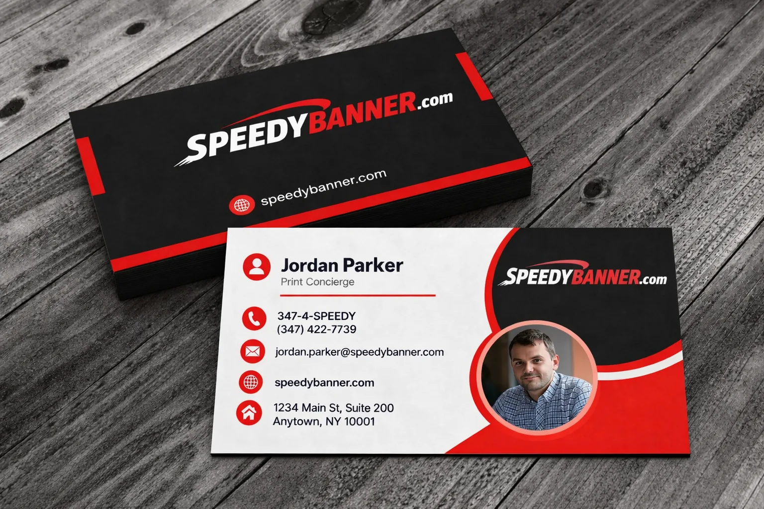 LexingtonSign Business Card Red