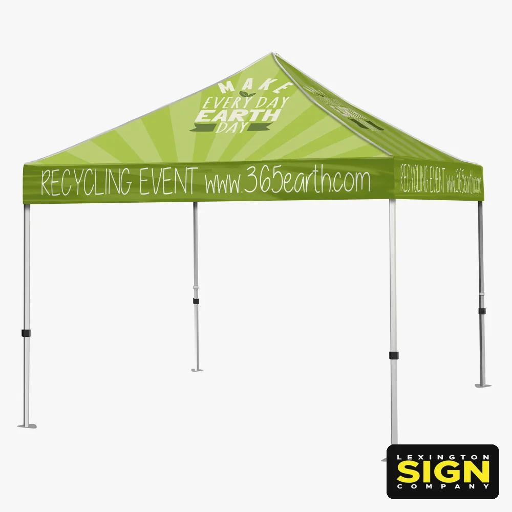 Custom printed event tent