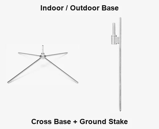 Cross Base + Ground Stake