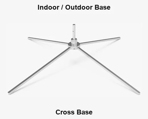 Cross Base (instead of spike)
