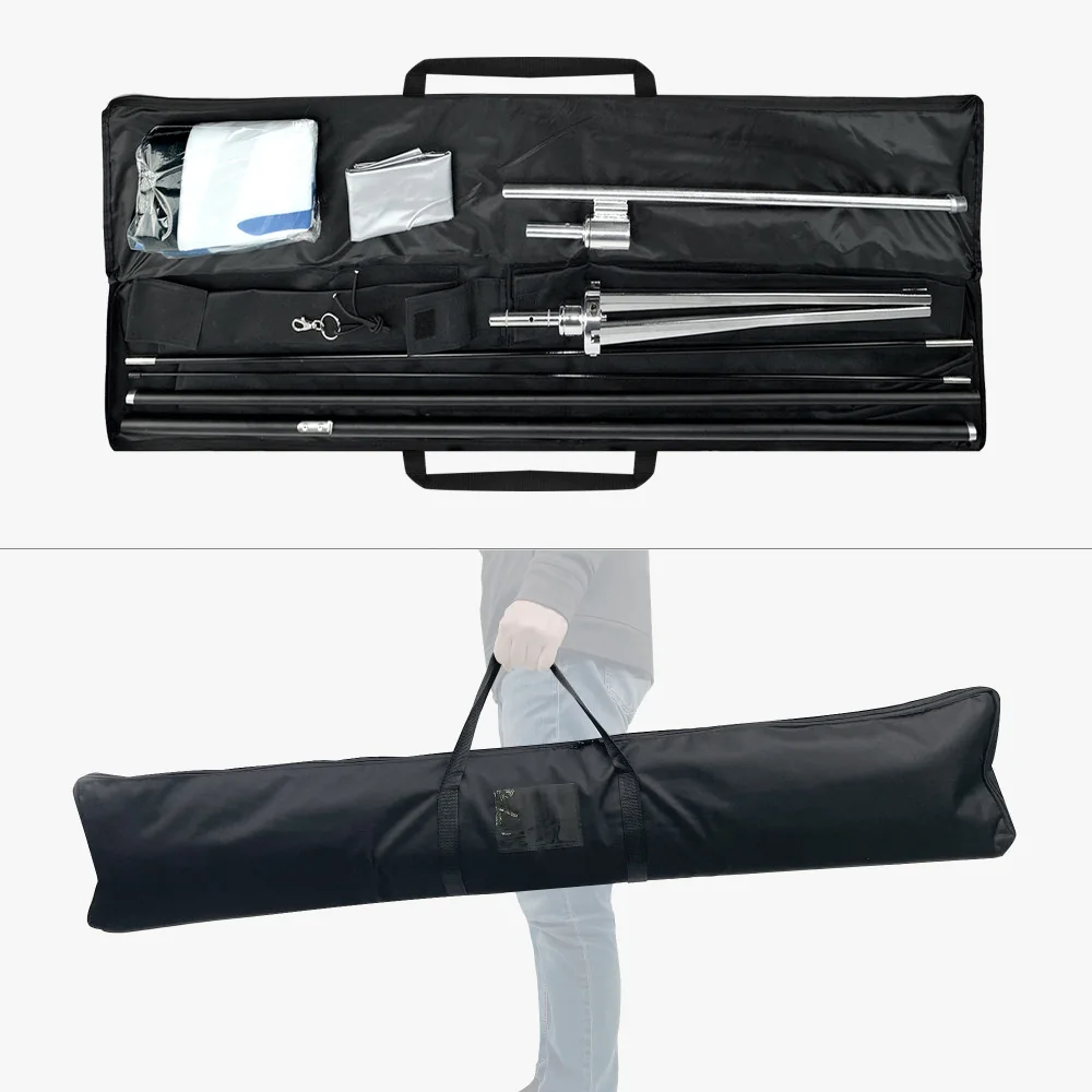 Optional feather flag carry bag