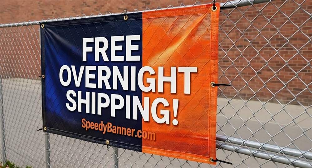 Mesh Banner Free Overnight Shipping